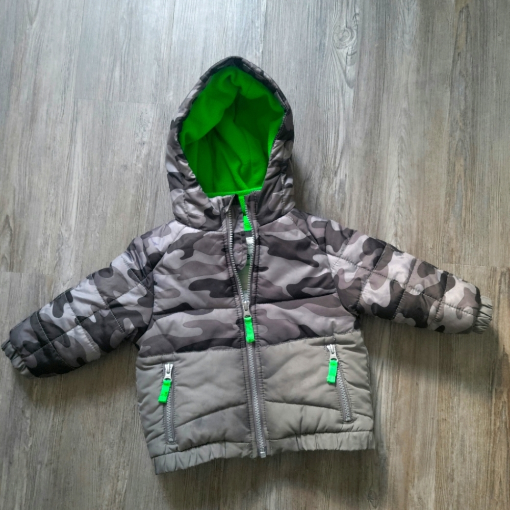 CARTER'S Camo Puffer Jacket...18 months